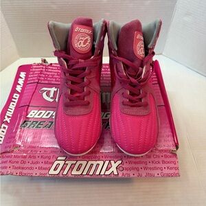 OtomiX Women's Pink Combat & Moto Boots